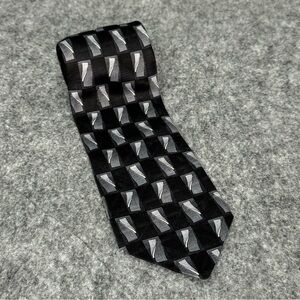 Towncraft Men's‎ Black & Gray Necktie